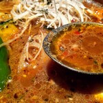 タイガーカレー - 挽肉と納豆カレー～スープ～