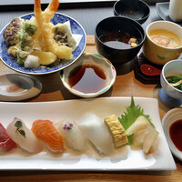 スカイツリービューレストラン 簾 - 寿司天ぷら御膳2800円（税サービス込）