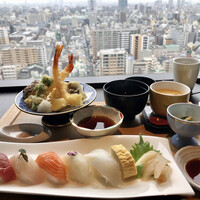 スカイツリービューレストラン 簾 - 寿司天ぷら御膳2800円（税サービス込）