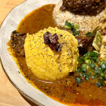 吉田カレー  - ポテトサラダ