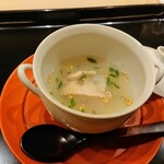 鮨 おおが - ひな祭りらしく蛤、蛤だけの汁