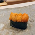 鮨 おおが - 北海道のウニ軍艦巻き