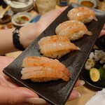 越中屋  - 甘海老の昆布じめ