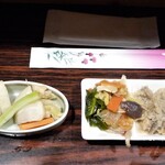 新日本料理 春 - ぬか漬けとお惣菜２種