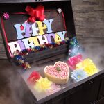 [Luxury! Treasure Box Ice Brulee Chicago Birthday ★] #SNS Great #High Impact #Best Surprise