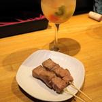 久遠の空 - 2012.8 レバ塩若焼き（1串150円）