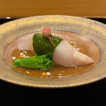 あま木 - 甘鯛の道明寺蒸し