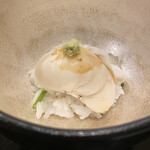 あま木 - ふぐの白子とふぐの出汁で炊いたおかゆ