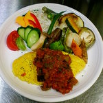 カフェ リトルハンズ - 「ベジ・オムレツ　ナスとトマトのソース」