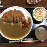 天勝 - ランチ カツカレー ドリンク付き