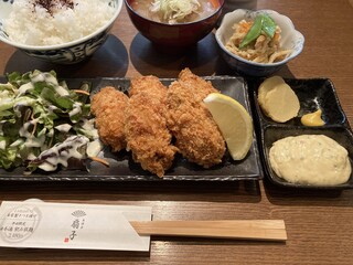 h Sensu - カキフライ定食