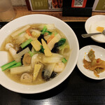 中華料理 雅 - 海鮮刀削麺セット