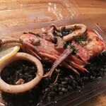 洋惣菜 亀洋 - 別注品　イカ墨のパエリア✨絶品です‼️