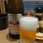 回転すし 日本一 - 瓶ビール 530円(税別)
