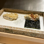 日本橋 蕎ノ字 - 広島大黒上島無人島の牡蠣　日本酒アマネコとペアリング