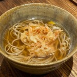 日本橋 蕎ノ字 - 相方 かけそば 桜えびかき揚げ