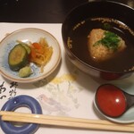 北新地 穂の河 - 鯛めしお握り茶漬け