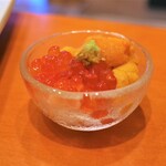 鮨 井上 - イクラとウニ