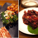 韓国料理 二階屋 - キムチ盛り合わせ　ケジャン