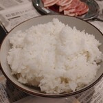じんぎすかん 華 - 白飯（大）　250円