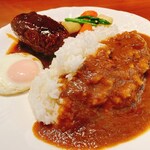 Teramachi Hambagu Gokuraku Tombo - がっつりハンバーグカレー