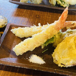 そば草香 - 天ぷら盛合せ