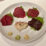 バルタン - 馬刺し４点盛