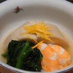 大阪 松下 - 海老、プリッと美味しい〜