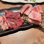 Taishuu Yakiniku Horumon Yamada - 牛カルビ食べ比べ（1690円）