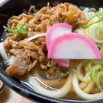 ぷらっとぴっと 7・8番ホーム - かしわうどん 390円