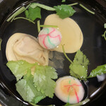 炭焼うな富士 - セットのお吸い物