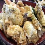 海鮮レストラン 海峡楼 ミラドール - 牡蠣天丼（アップ）