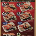 Kaitenzushi Tora Fugu - 平日ランチの最安値が¥600！
                        
                        味噌汁も付いて。
                        
                        
                        