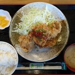 Karaage Semmonten Torikko - 油淋鶏定食（大盛）