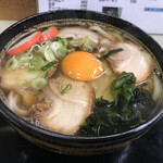 Marutaya - 月見チャーシューうどん¥650