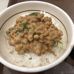 すき家 - 納豆ご飯が美味い。