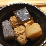 焼き鳥 ばかちん - 突き出し美味しかった