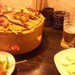 やきとり 風林火山 - 冷めないように、こんな工夫が…