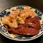 京松蘭 - ホルモンタレ焼き