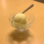 焼肉 輝 - ゆずシャーベット