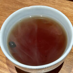 天丼 金子屋 - 黒豆茶