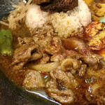 大衆中遊華食堂 八戒 - 生ラムクミン炒めカリィアップ