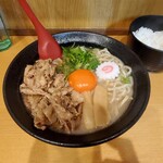 肉玉そば　おとど 北松戸本店  - 黄身が濃厚でした‼️