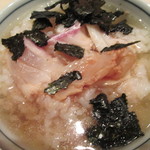 まき村 - 残りはやっぱりお茶漬けにして〆る