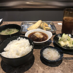 天ぷら だるま いちばん - 穴子天定食￥1,280