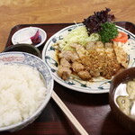 ともべ食堂 - 生姜焼き定食