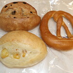 essen - 料理写真:パン３種