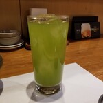 Sousaku Washoku Enyama Rakubee - 香ばし茶割り 400円