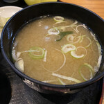 Washokudou Miyajima - 香り高い味噌汁。