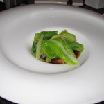 マリーゴールド門司港迎賓館 - ｼｬﾗﾝ鴨のﾛｰｽﾄ ﾌｫｱｸﾞﾗのｿﾃｰ 早生ｷｬﾍﾞﾂのﾌﾞﾚｾﾞ 濃縮ﾏﾃﾞﾗのｴｯｾﾝｽ